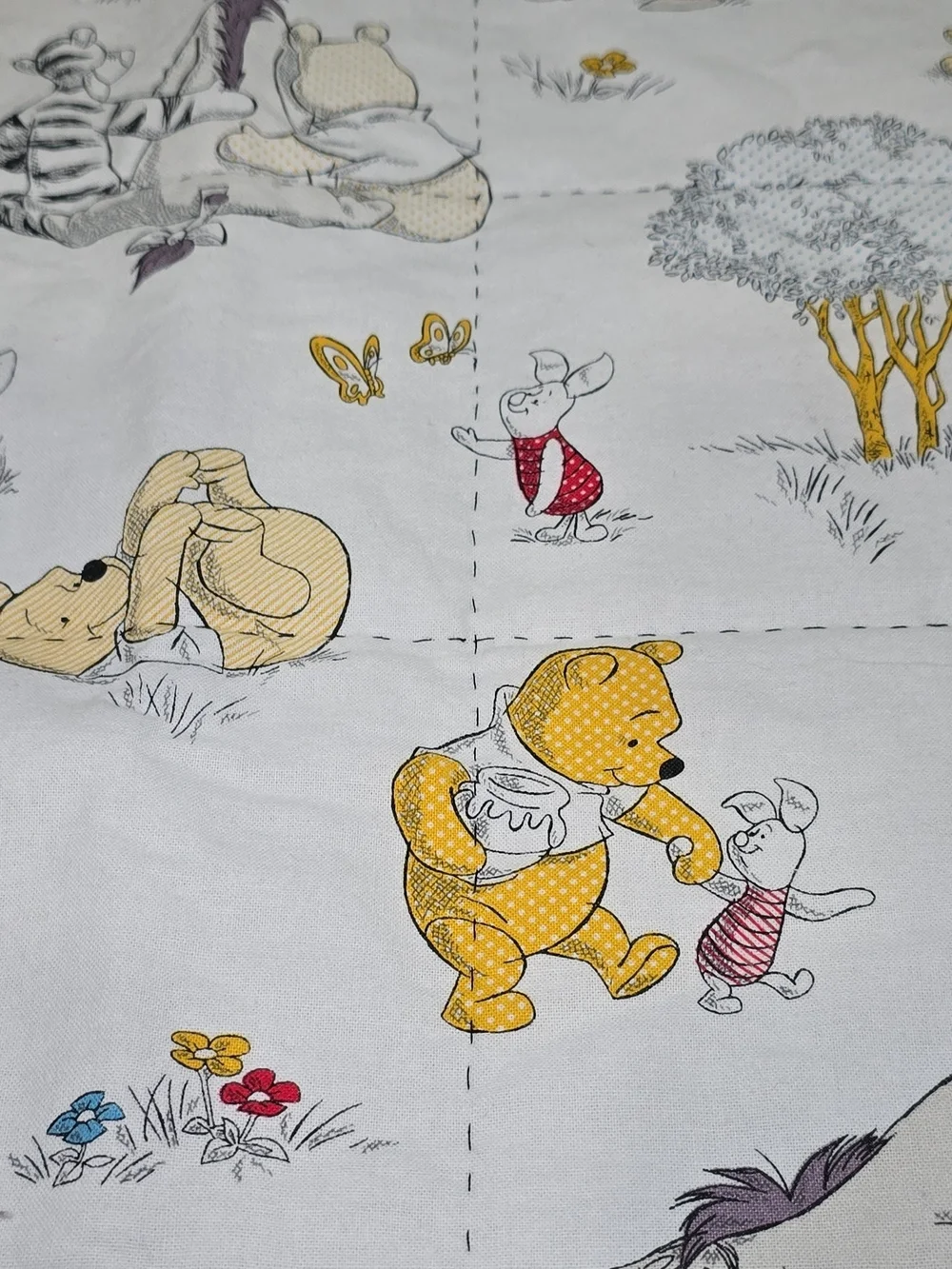 Disney Winnie the Pooh & Friends Multi-Purpose Quilted Baby Blanket 42x46